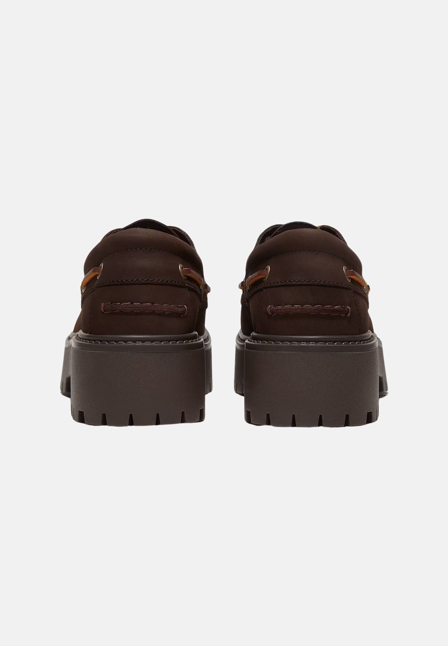 TIMBERLAND Mocassini Stone Street Platform marrone scuro per uomo e donna con suola platform carrarmato. TB0A2GVFW071 . TIMBERLAND 