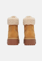 TIMBERLAND Anfibi impermeabili  Plateau Stone Street gialli da donna con profilo in ecopelliccia TB0A2PU67541 . TIMBERLAND 