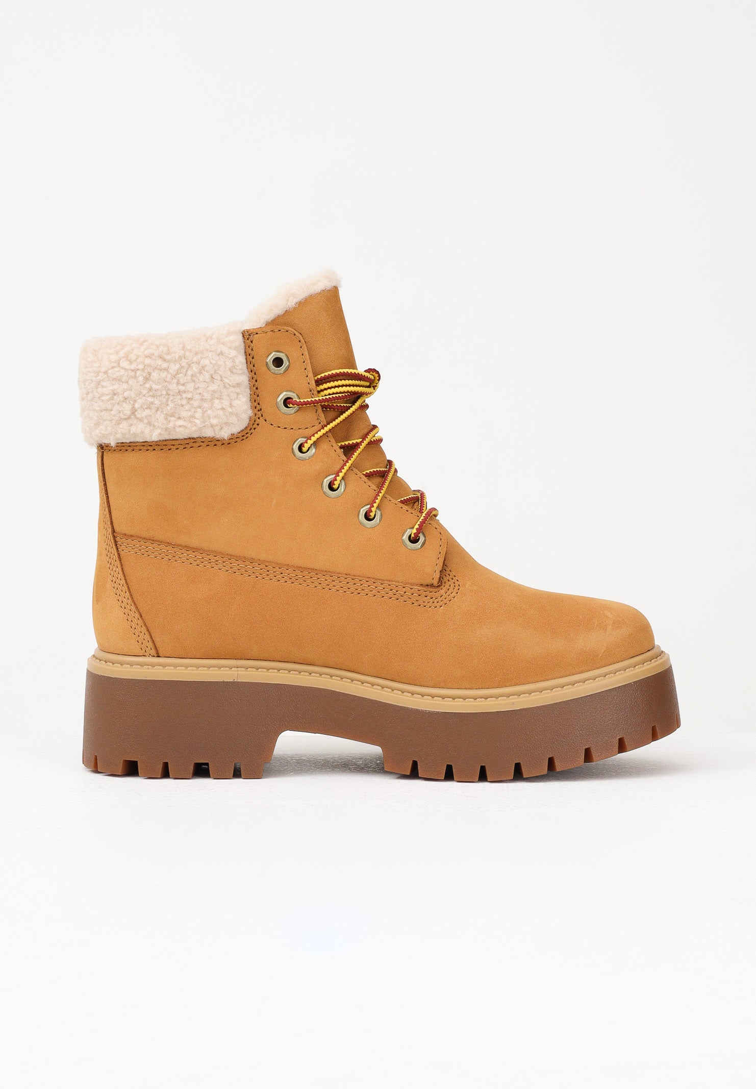 TIMBERLAND Anfibi impermeabili foderati con Plateau Stone Street gialli da donna TB0A2PU67541 . TIMBERLAND 