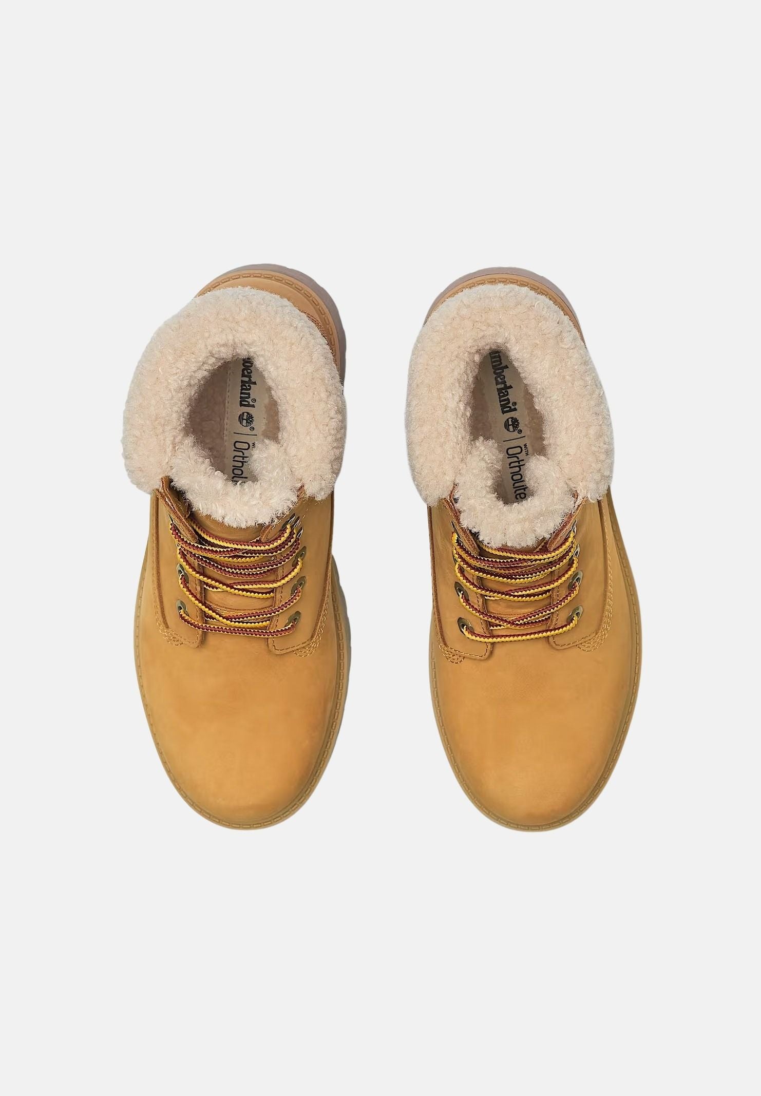 TIMBERLAND Anfibi impermeabili  Plateau Stone Street gialli da donna con profilo in ecopelliccia TB0A2PU67541 . TIMBERLAND 