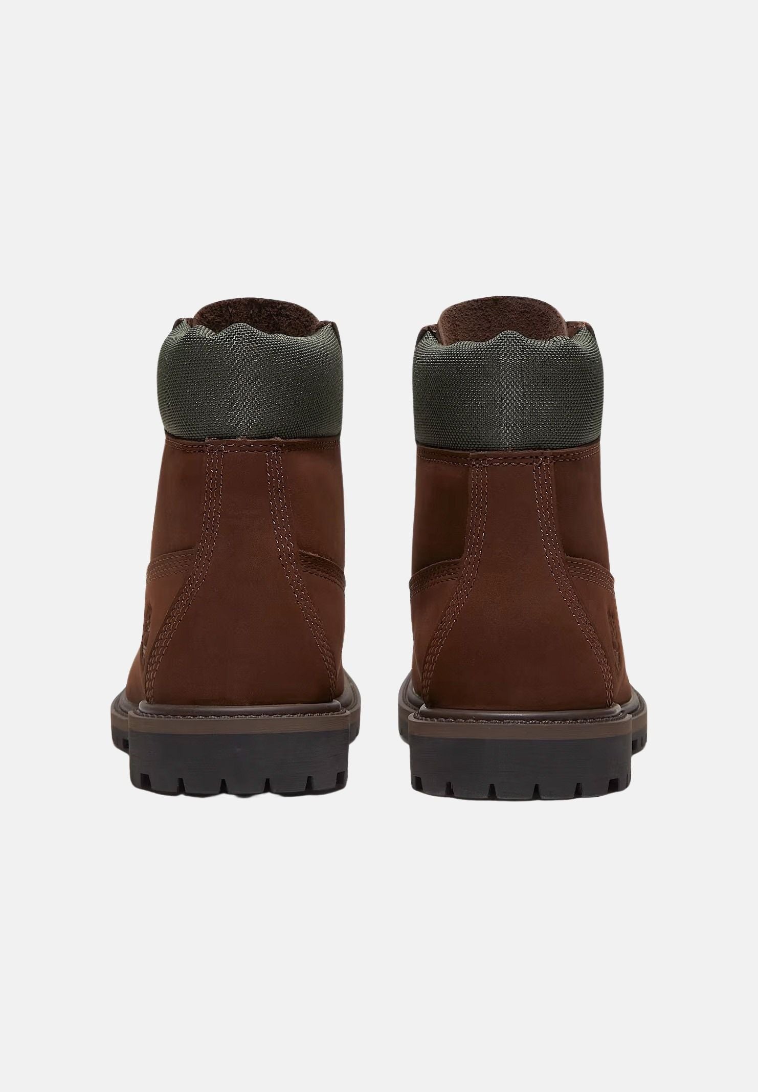 TIMBERLAND Stivaletti nabuk marrone per uomo e donna con collo imbottito e suola carrarmato in gomma. TB0A43F8A6Q1 . TIMBERLAND 
