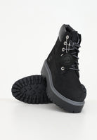 TIMBERLAND Anfibi Stone Street 6-Inch neri da donna TB1A5RH50151 . TIMBERLAND 