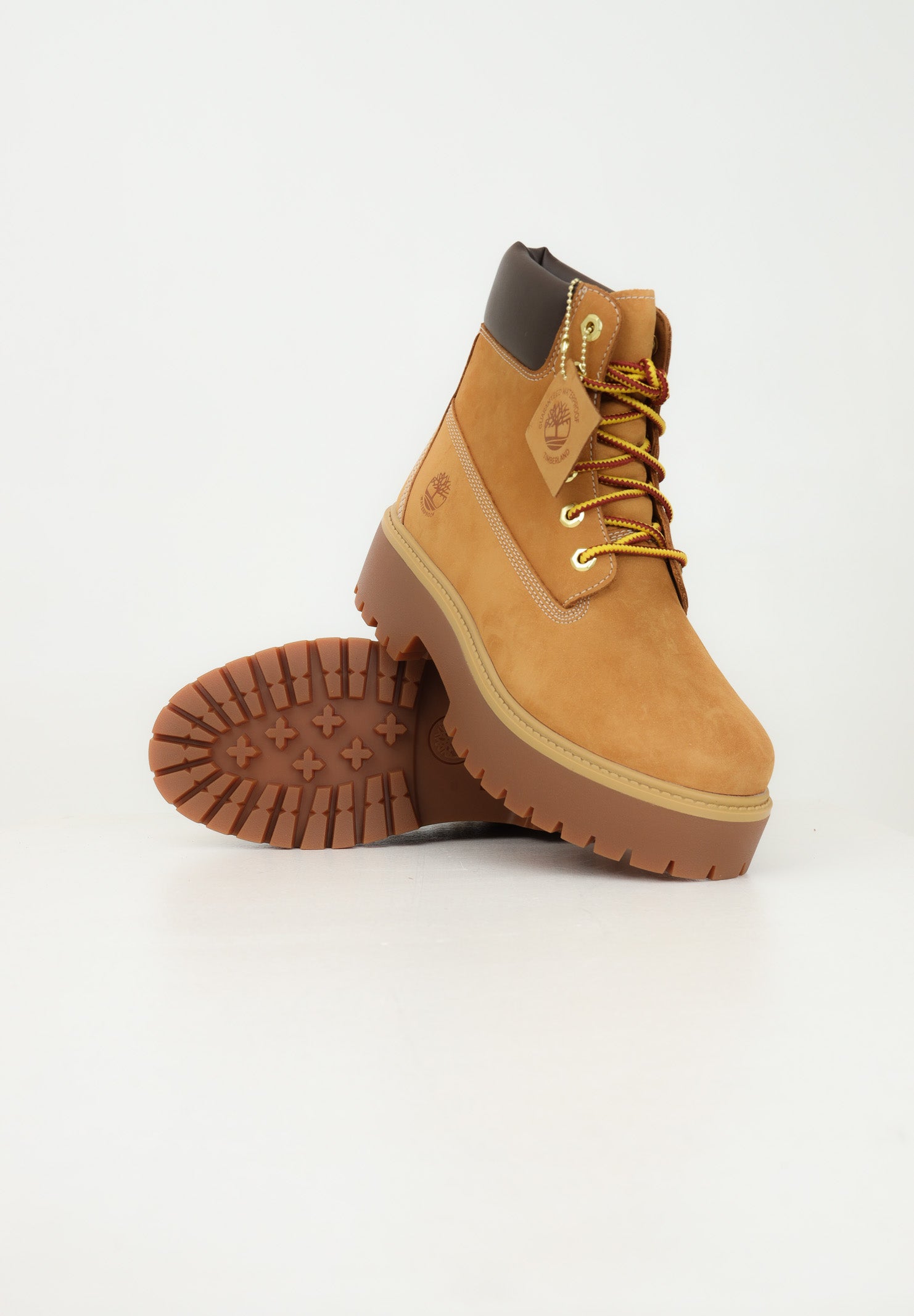 TIMBERLAND Anfibi Stone Street 6-Inch gialli da donna TB1A5RJD2311 . TIMBERLAND 
