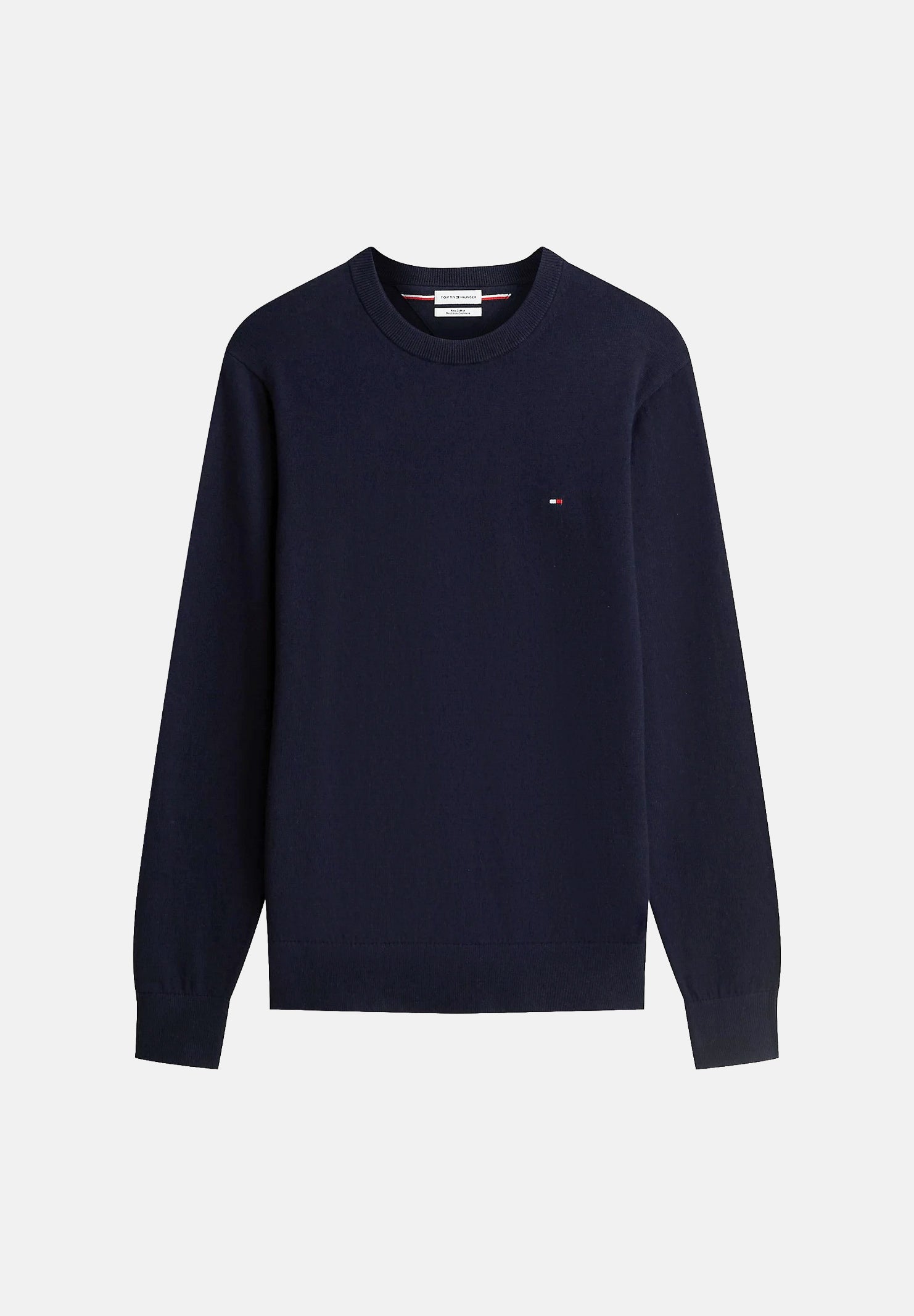 TOMMY HILFIGER Maglione girocollo TH MONOGRAM COTTON blu-navy da uomo MW0MW28046 DW5 TOMMY HILFIGER 