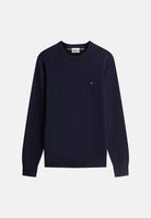 TOMMY HILFIGER Maglione girocollo TH MONOGRAM COTTON blu-navy da uomo MW0MW28046 DW5 TOMMY HILFIGER 