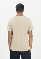 TOMMY HILFIGER T-shirt a manica corta beige da uomo con logo MW0MW39995RBT . TOMMY HILFIGER 