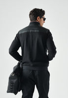 TOMMY HILFIGER Giubbotto KNIT ZIP-THRU nero da uomo con mini logo laterale<BR/>nero, uomo. MW0MW41329 BDS TOMMY HILFIGER 