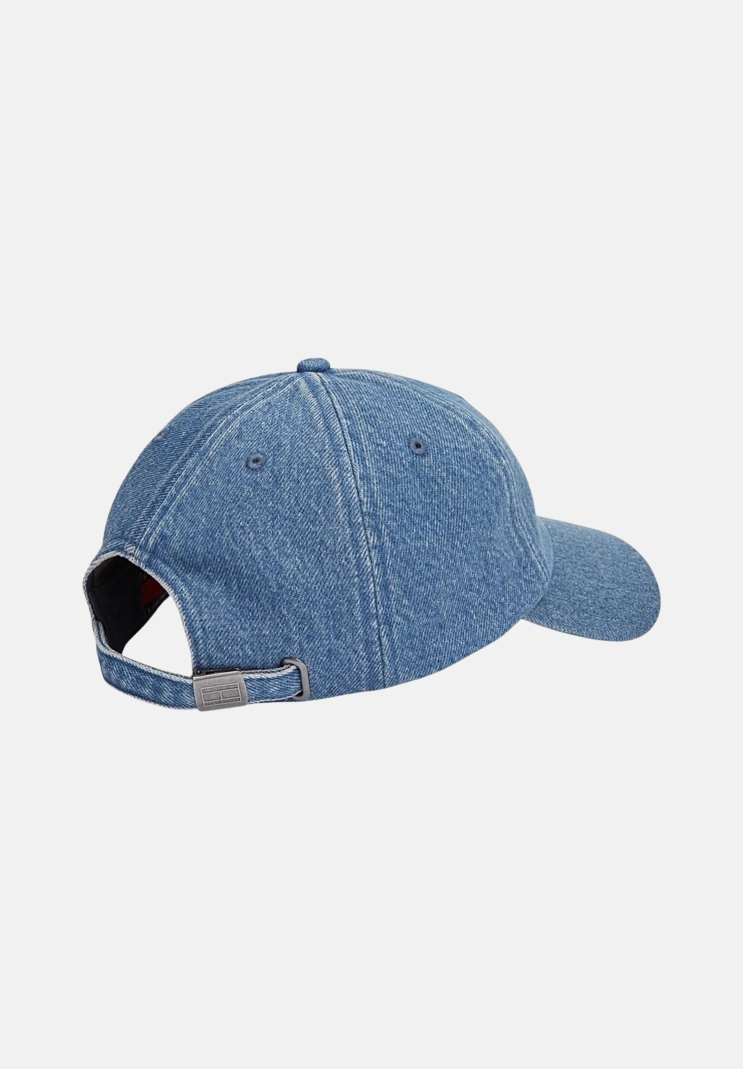 TOMMY JEANS Cappello con visiera Heritage in denim chiaro per uomo e donna AM0AM13853 1A7 TOMMY JEANS 