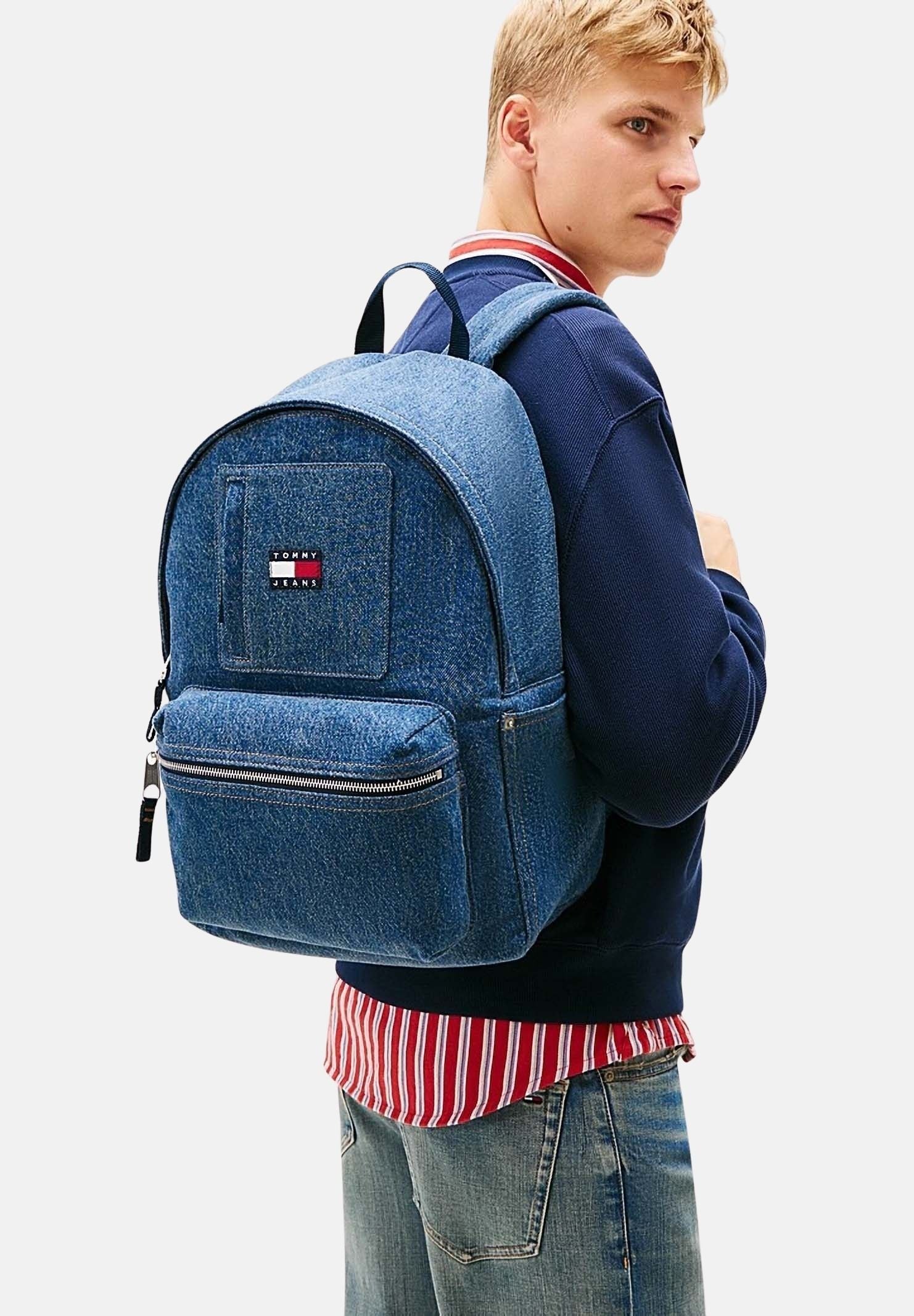 TOMMY JEANS Zaino in denim per uomo e donna AM0AM14052 1A7 TOMMY JEANS 