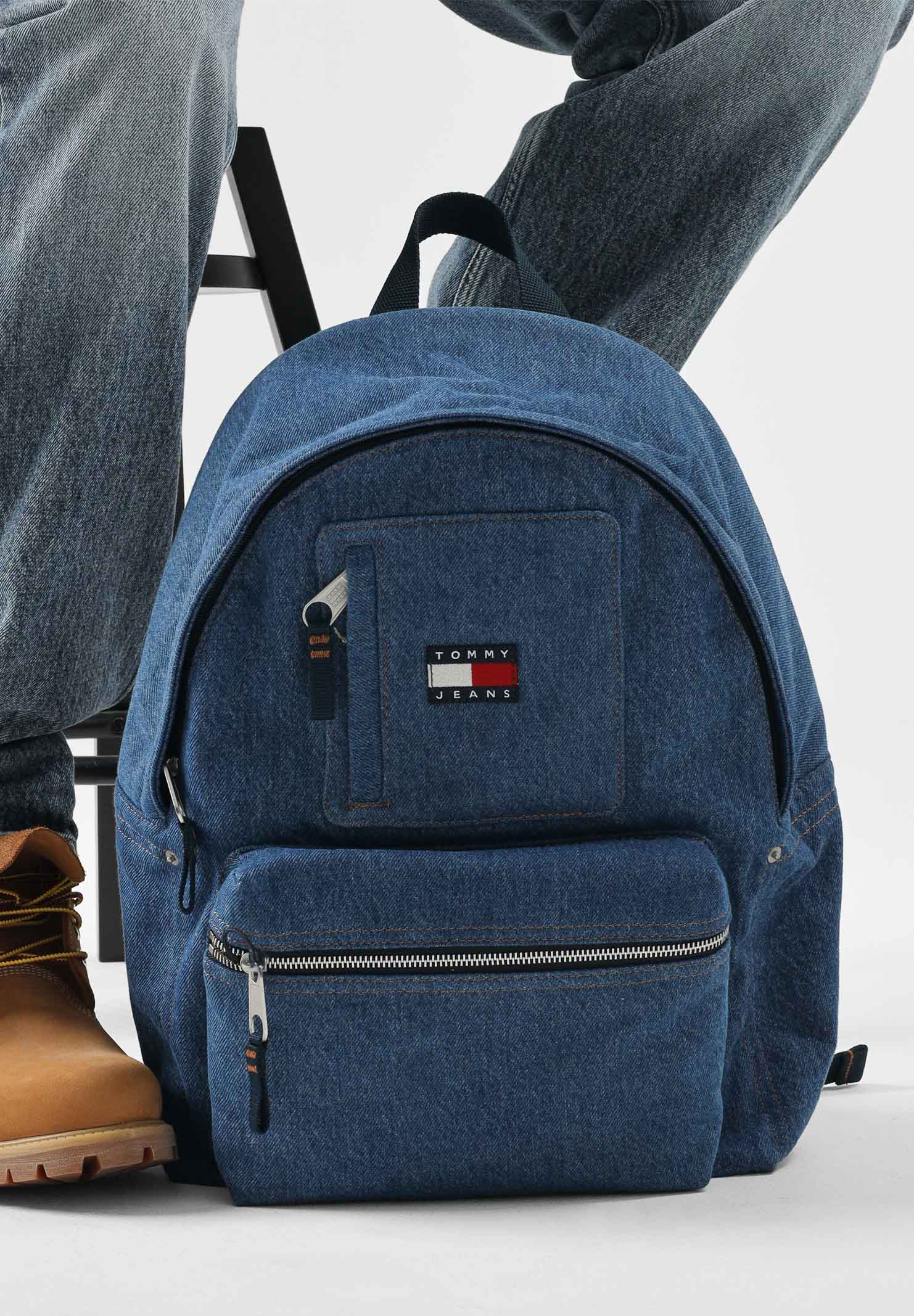 TOMMY JEANS Zaino in denim per uomo e donna AM0AM14052 1A7 TOMMY JEANS 