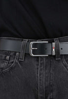 TOMMY JEANS Cintura Denton nera da uomo AM0AM14286 BDS TOMMY JEANS 