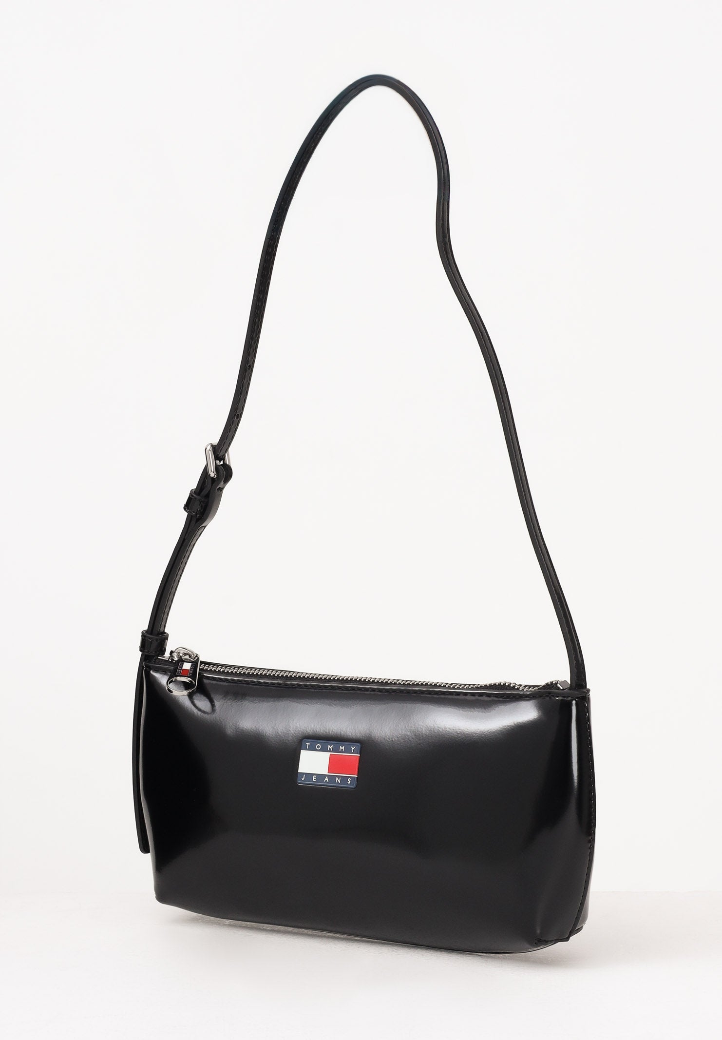 TOMMY JEANS Borsa a spalla Essential nera da donna AW0AW17866 BDS TOMMY JEANS 
