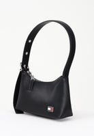 TOMMY JEANS Borsa a spalla nera da donna con finitura liscia AW0AW17873 ACG TOMMY JEANS 