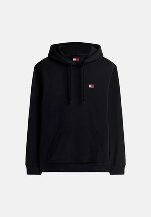 TOMMY JEANS Fellpa con cappuccio TJM Regular Badge Hoodie nera, uomo. DM0DM21922 BDS TOMMY JEANS 