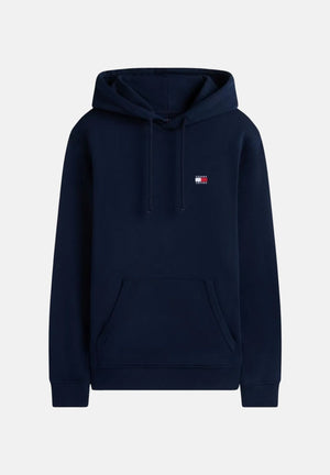 TOMMY JEANS Felpa REGULAR BADGE HOODIE con cappuccio navy blu da uomo<BR/> DM0DM21922 C1G TOMMY JEANS 