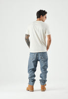 TOMMY JEANS T-shirt BIG FLAG calico beige da uomo<BR/> DM0DM22645 AEF TOMMY JEANS 