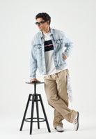 TOMMY JEANS Pantaloni JAMIE gold beige, da uomo<BR/> DM0DM23123 AB9 TOMMY JEANS 