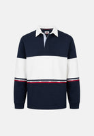 TOMMY JEANS Polo TJM RELAXED a maniche lunghe navy blu da uomo<BR/> DM0DM23161 C1G TOMMY JEANS 