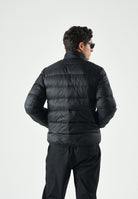 TOMMY JEANS Giubbotto Piumino relaxed fit leggero ripiegabile in ripstop black nero, da uomo DM0DM23231 BDS TOMMY JEANS 