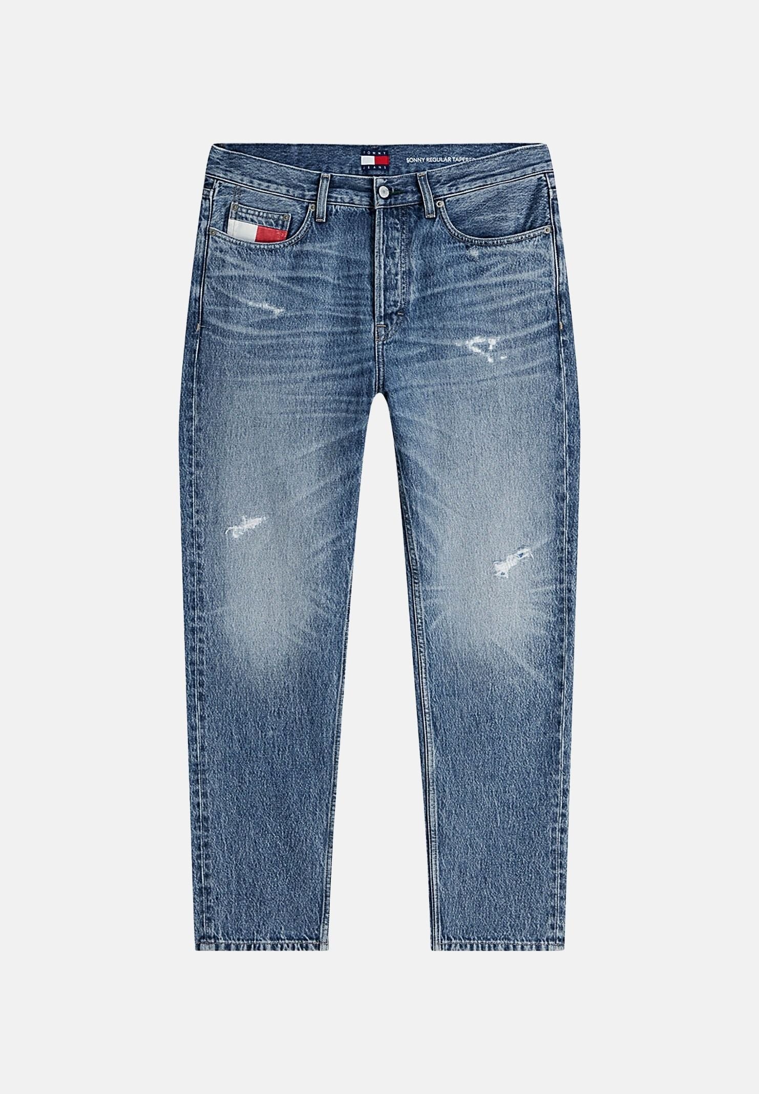 TOMMY JEANS Jeans SONNY denim dark blue, da uomo<BR/> DM0DM23366 1BK TOMMY JEANS 