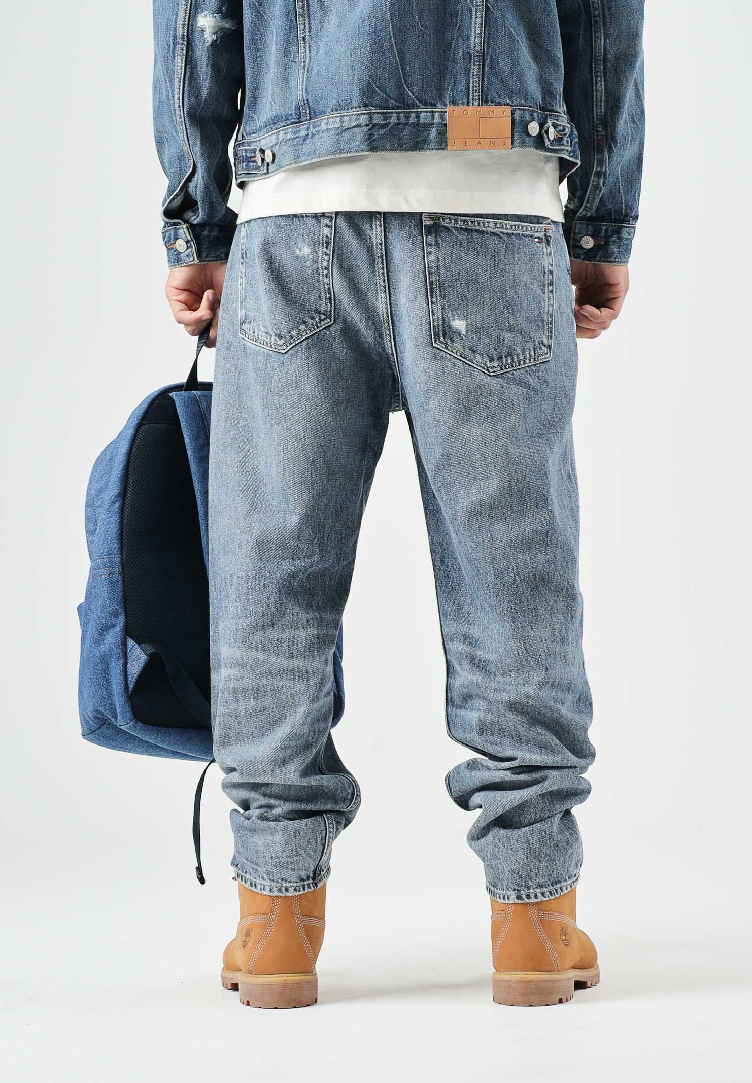 TOMMY JEANS Jeans SONNY denim dark blue, da uomo<BR/> DM0DM23366 1BK TOMMY JEANS 