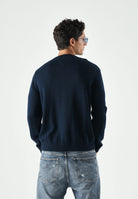 TOMMY JEANS Maglione girocoll Dark Night Navy, blu scuro da uomo DM0DM23413 C1G TOMMY JEANS 
