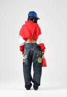 TOMMY JEANS Jeans OTIS STRAIGHT MULTI-LOGO  Denim Dark blu scuro per uomo e donna DM0DM23460 1BK TOMMY JEANS 