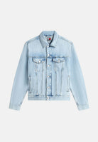 TOMMY JEANS Giubbotto Giacca RYAN in denim color basic blu da uomo<BR/> DM0DM23657 1AB TOMMY JEANS 