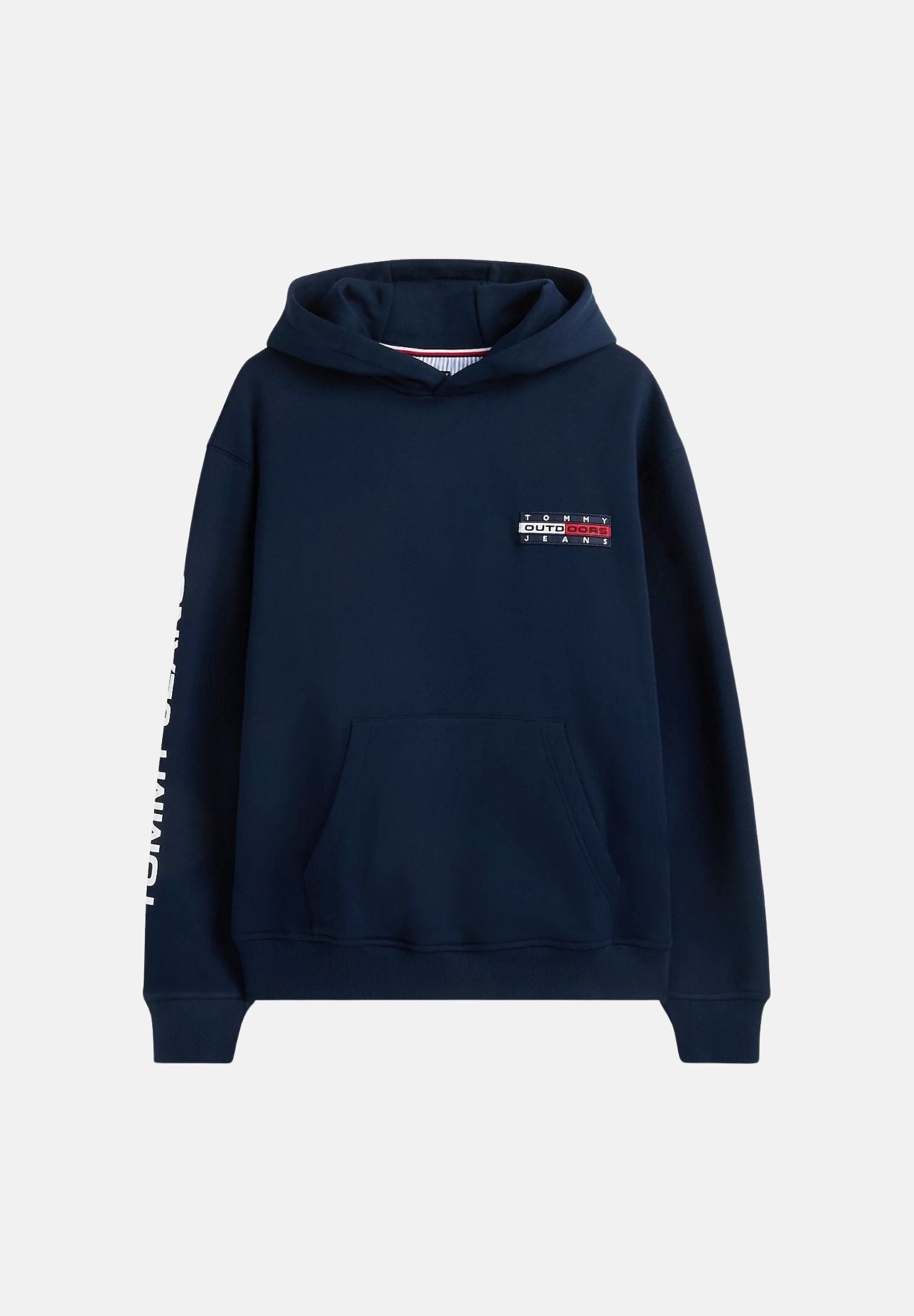 TOMMY JEANS Felpa con cappuccio TJM OUTDOORS blu navy da uomo DM0DM23899 C1G TOMMY JEANS 