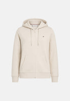TOMMY HILFIGER felpa con cappuccio Hoodie regular fit ecru beige, donna. DW0DW19729 AB9 TOMMY JEANS 