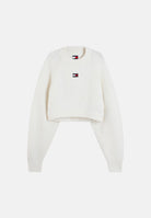 TOMMY JEANS Maglione TOMMY BADGE CROP panna  da uomo DW0DW22024 YBH TOMMY JEANS 
