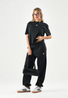 TOMMY JEANS t-shirt Boxy Badge Tee black nero da donna. DW0DW22202 BDS TOMMY JEANS 