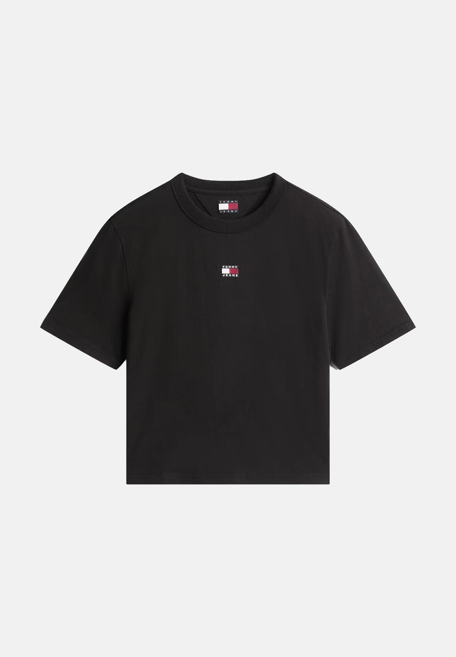 TOMMY JEANS t-shirt Boxy Badge Tee black nero da donna. DW0DW22202 BDS TOMMY JEANS 