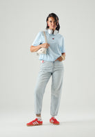 TOMMY JEANS t-shirt Tommy Badge Boxy Crew Neck T-Shirt celeste azzurro da  donna. DW0DW22202 C1R TOMMY JEANS 
