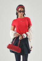 TOMMY JEANS t-shirt Logo Lightweight T-Shirt rosso brand Red Carpet rosso da donna DW0DW22789 XK9 TOMMY JEANS 