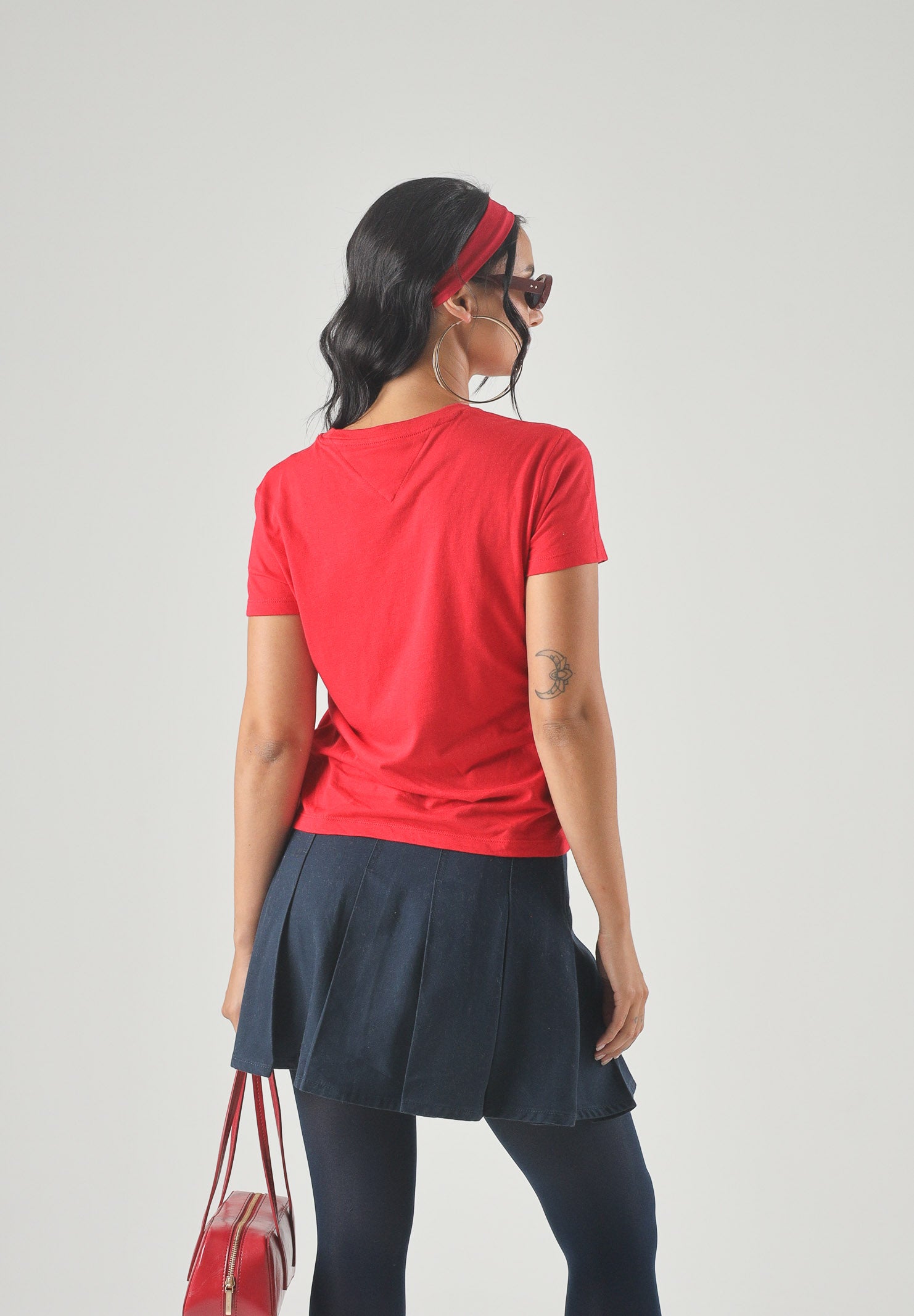 TOMMY JEANS t-shirt Logo Lightweight T-Shirt rosso brand Red Carpet rosso da donna DW0DW22789 XK9 TOMMY JEANS 