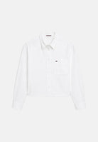 TOMMY JEANS camicia cropped TJW Rlx Crop Shirt Ecru bianco donna. DW0DW22943 YBL TOMMY JEANS 