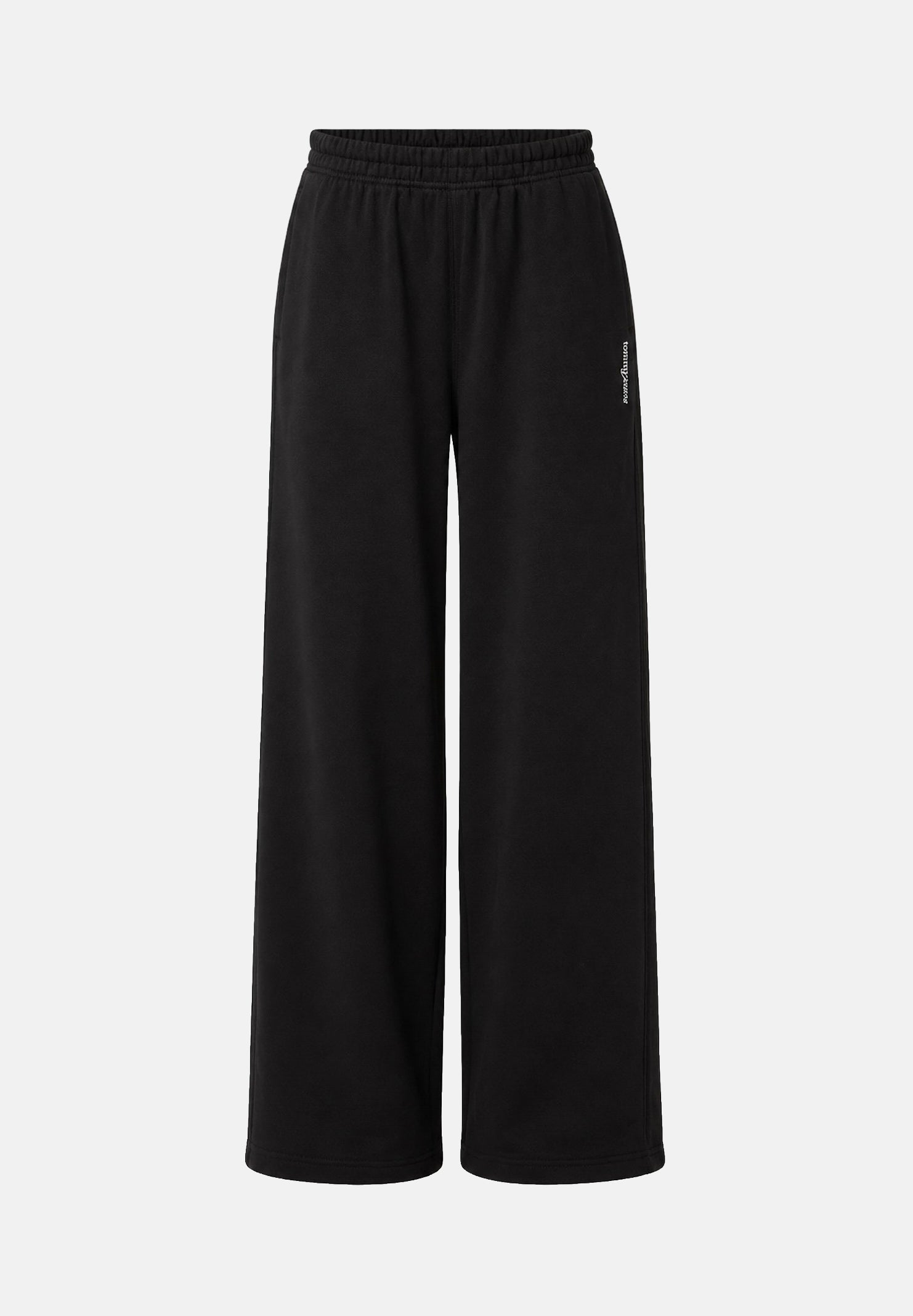 TOMMY JEANS pantaloni da tuta TJW Wide Leg Sweatpant Black nero donna. DW0DW22951 BDS TOMMY JEANS 