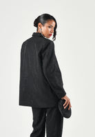 TWENTY FOURHAITCH Giacca- Blazer nera da donna con applicazioni luminose A0204NER62A . TWENTY FOURHAITCH 