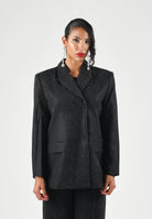 TWENTY FOURHAITCH Giacca- Blazer nera da donna con applicazioni luminose A0204NER62A . TWENTY FOURHAITCH 