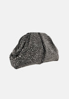 TWENTY FOURHAITCH Pochette nero grigio per donna con design arricciato e chiusura morbida. BAG0002362A . TWENTY FOURHAITCH 