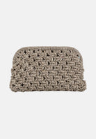 TWENTY FOURHAITCH Pochette argento per donna con lavorazione intrecciata e chiusura a scatto. BAG06162A . TWENTY FOURHAITCH 