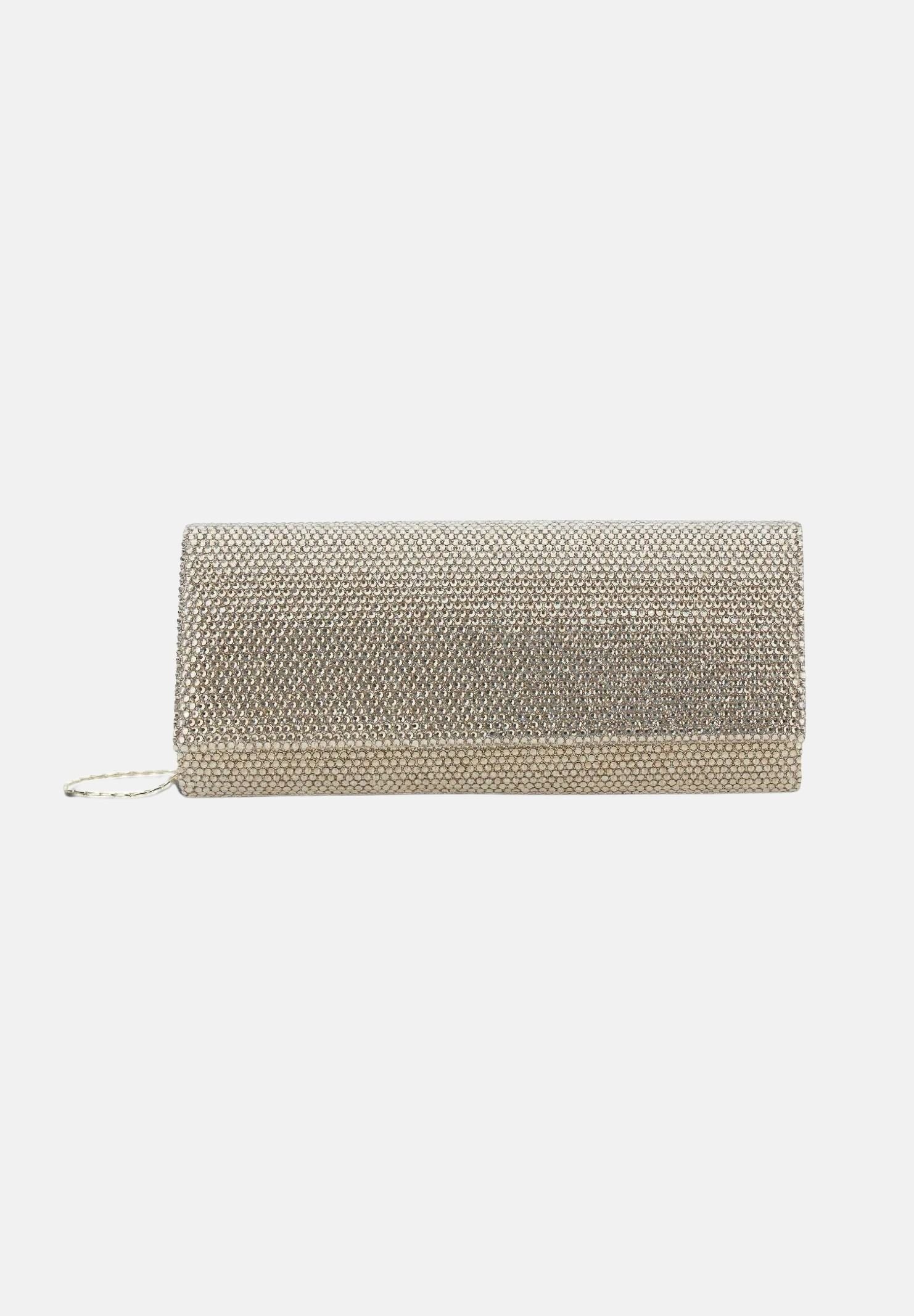 TWENTY FOURHAITCH Pochette oro da donna con strass L47071F62P CHA TWENTY FOURHAITCH 