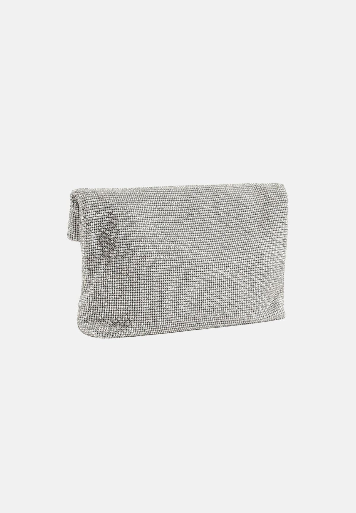 TWENTY FOURHAITCH Pochette argento da donna con micro strass LB1006962P ARG TWENTY FOURHAITCH 