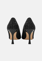 TWENTY FOURHAITCH Décolleté nero per donna con elegante finitura tempestata di brillantini e tacco sottile slanciato. S0224NER62A . TWENTY FOURHAITCH 