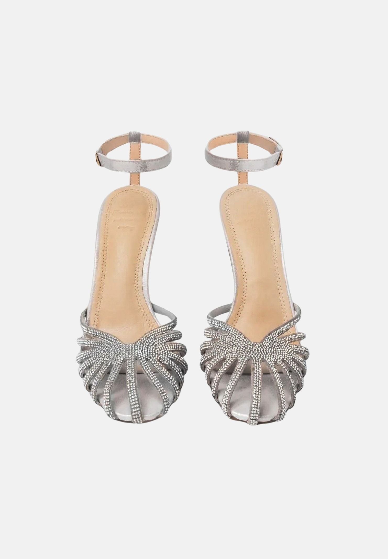 TWENTY FOURHAITCH Sandali con tacco LOS ANGELES argento da donna SH390AR62P AR TWENTY FOURHAITCH 