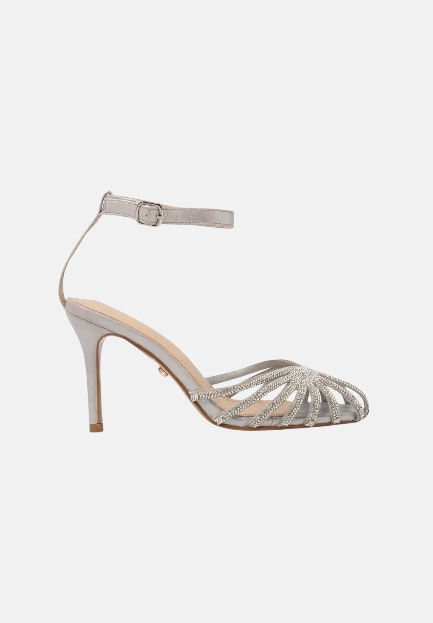 TWENTY FOURHAITCH Sandali con tacco LOS ANGELES argento da donna SH390AR62P AR TWENTY FOURHAITCH 
