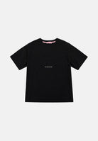 TWENTY FOURHAITCH T-shirt manica corta  BE SHADOW nera per donna con dettagli strass in rilievo A0221NER62A . TWENTY FOURHAITCH 