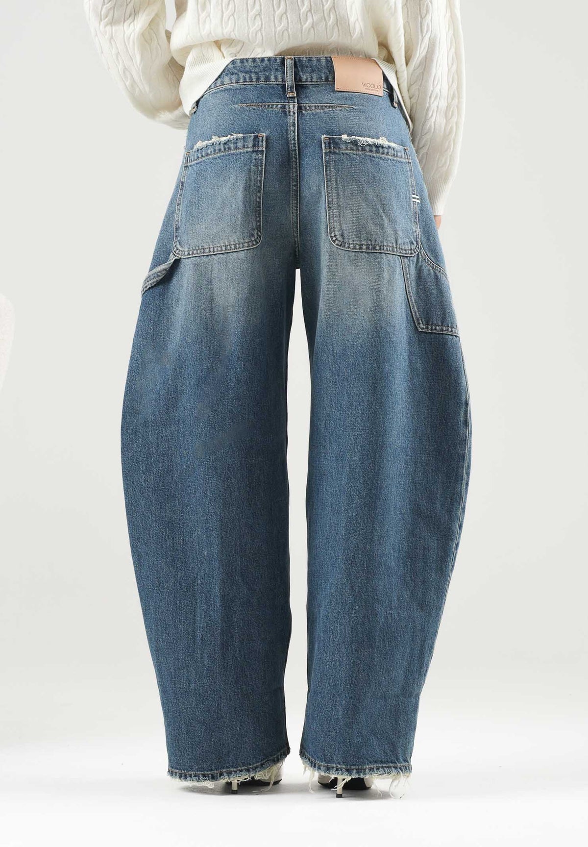 VICOLO Jeans KUMA denim blu da donna DAC5018 ADEBL VICOLO 