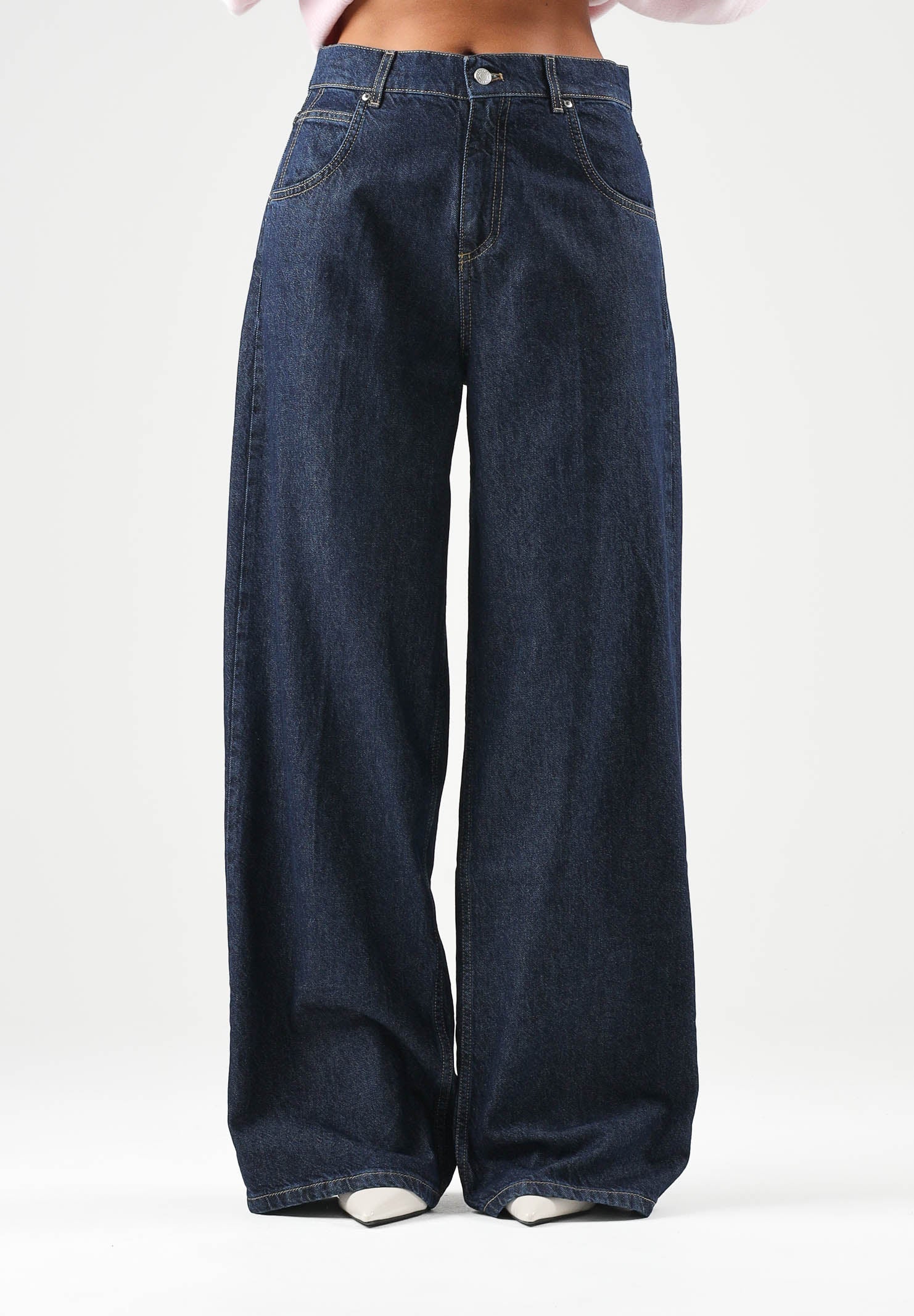 VICOLO Jeans MIA denim blu scuro da donna DAC5057 ADERI VICOLO 
